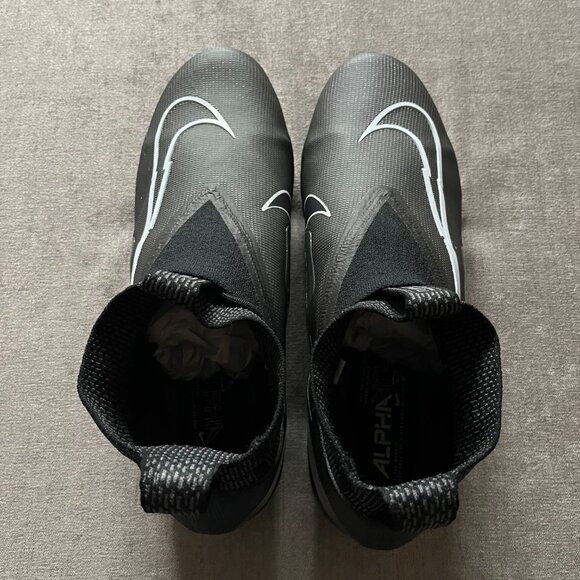 Nike Alpha Menace Elite 3 Mid Football Cleats Men Size 15 Black DM1792-004 NEW - Picture 5 of 11